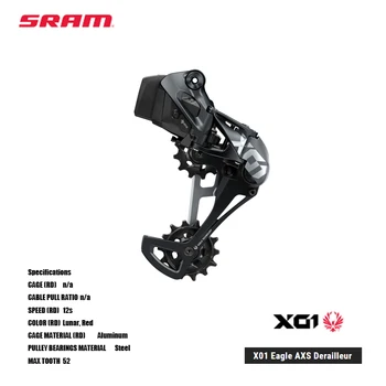 Ковани алуминиеви скелетна система SRAM X01 Eagle AXS Derailleur Ендуро focus и trail ready напълно защитен от вода и прах.