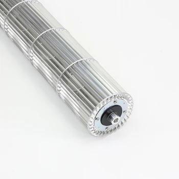 1 бр. гума вентилатор с напречно на потока, тръбна алуминиева paddle вентилатор, подмяна на лопатките на перката на вентилатора Yuba heater, 60 мм