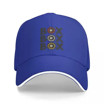 Box Box Box Инфографика Дизайн шинного компаунда F1 бейзболна шапка с козирка Градинска дрехи, Дамски шапки, Мъжки 2023