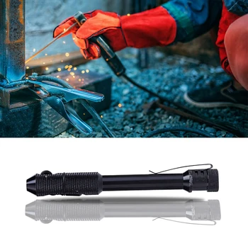 Заваръчен дръжката е Ергономична ръкохватка Метална писалка за аргонодуговой заваряване, защитен от корозия на притежателя на заваръчната пръчки, преносим пълнител за заваръчна тел с диаметър 1,0-3,2 мм