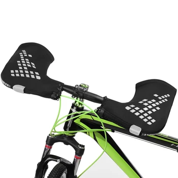 Ръкавици за управление на планински велосипед, мотоциклет ветроупорен топлинни седалките, светоотражающая топло за каране на велосипед дръжки