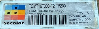 10 бр. карбидная поставяне TCMT16T308-F2 TP200