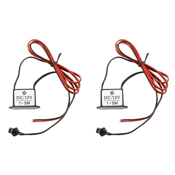 2X Червено-Черен кабел на Постоянен ток 12 В EL Тел Неон Ивица Светлина, Захранване, Инвертор