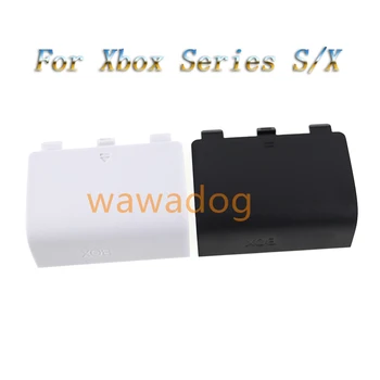 2 бр. за Xbox Series X S, разменени корпус безжична връзка, на вратата табелка на капака с лого, контролер, пластмасовия капак в корпуса на батерията, задната част на кутията