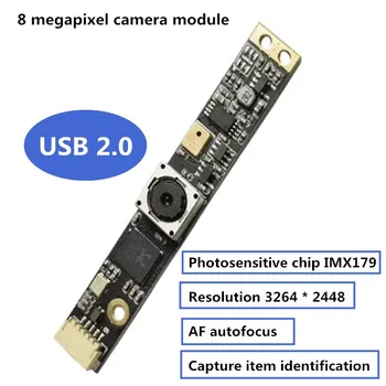 HD 8 милиона USB безплатно IMX179 с микрофон, автоматичен фокус, откриване на лица, вграден модул камери