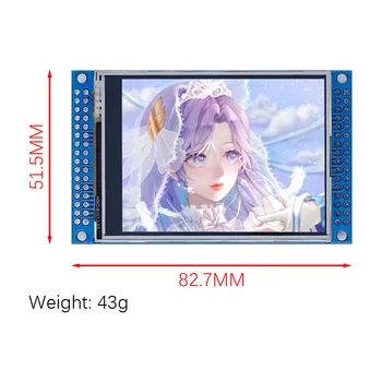 3.3 В 300 мА 2,8-инчов TFT LCD екран със сензорен дисплей за Arduino UNO със съпротивление сензорен панел САМ Kit