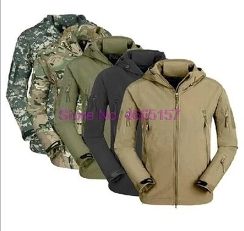 dhl или ems 50 бр., нова военна тактическа яке, за мъже градинска зимна термална дишаща водоустойчива ветрозащитная мека обвивка