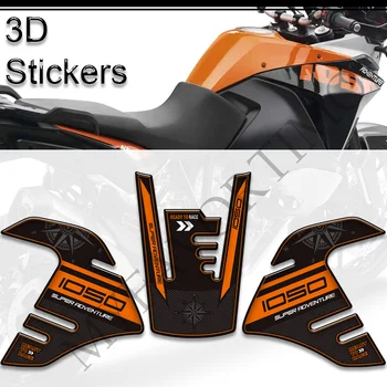За мотоциклет 1050 S R Super Adventure ADV 3D стикери, ваденки, тампон на резервоара, странични ръкохватки, комплект за подаване на газ, течно гориво, защита на коляното