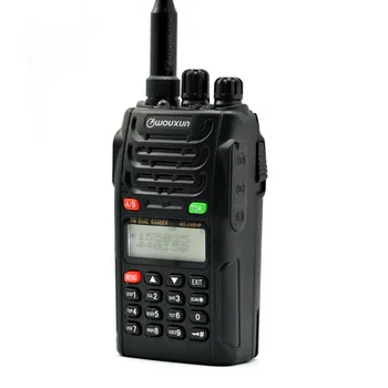 Оригинален WOUXUN KG-UVD1P двойна лента двупосочен радио с батерия 1700 mah, FM Радиоприемник UVD1P Уоки Токи VHF UHF Любителски радио