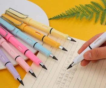 Вечният молив, ученически пособия, Технология на Неограничен писма, Вечен молив без мастило, за Многократна употреба моливи, Преносима замяна дръжка