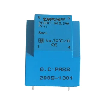 YHDC PE2012-M Мощност 0,6 WA Вход 220 В Изход 6 В/7,5 В/9/12/15/18/24 Изолиращ трансформатор за заваряване на печатни платки с инкапсулированным напрежение