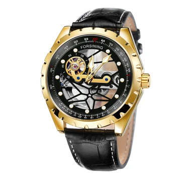 Луксозна марка, ново записване, мъжки часовници с виртуален скелет, прозрачен tourbillon, автоматични механични часовници самостоятелно ликвидация за мъже, хубав подарък