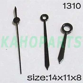 Черен комплект със стрелки за часовници Miyota 2015, механизъм за 14 мм/11 мм/8 мм, дължина № 1310