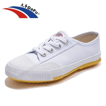 Dafu/ оригиналната напълно бели обувки в класически стил за мъже и жени, маратонки за бойни изкуства