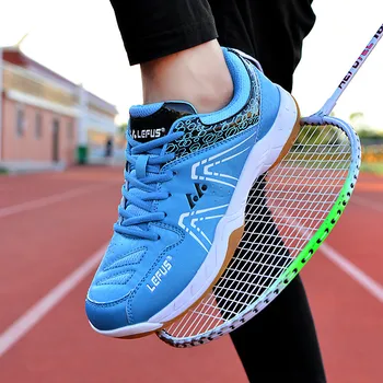 Мъжки дишащи обувки за бадминтон, леки маратонки за бадминтон, Удобни обувки за тенис на маса, нескользящие маратонки за тенис на маса
