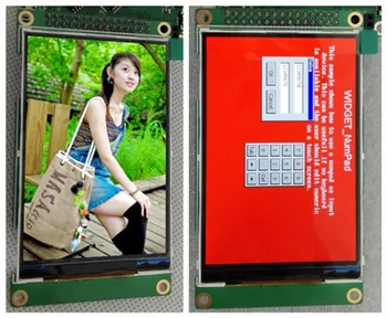 IPS 3,5-инчов 24-битов HD TFT LCD екран с адаптерной плащане R61529, който има IC 480 (RGB) * 320