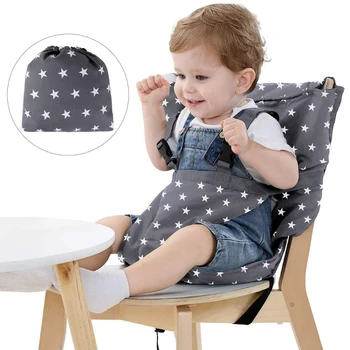 Удобна седалка, преносимо столче за хранене, Удобна Седалка от моющейся плат за пътуване, помещающееся в ръчната чанта за по-безопасни бебета и малки деца J15 22 