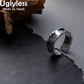 Отвратителни асиметрични пръстени с swirls за жени, блестящи бижута от сребро 925 проба, гланц, сребро, прости пръстени за най-готините момичета