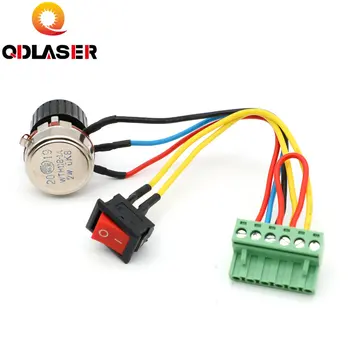 QDLASER Регулируема резисторный регулатор с дръжка И ключ, за да регулирате силата за проверка на източника на захранване за лазерна машина на CO2