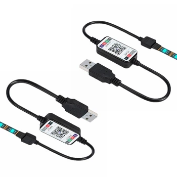2X Безжична Bluetooth led димер с дистанционно управление DC5-24V, телефон приложение, Управление на интернет за RGB ивица светлина, таймер, Ключ