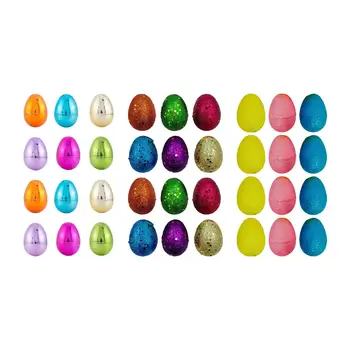 12 Наполняемых великденски яйца, Цветни Великденски яйца-изненади, Пълнители за кошници, Великден