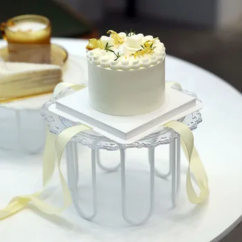 Креативни нови влакчета за сватбени торти за рождения Ден, дантелени кръгли подложки за печене, чинии за кексчета за домашно парти, десерт посуда, тави за хляб
