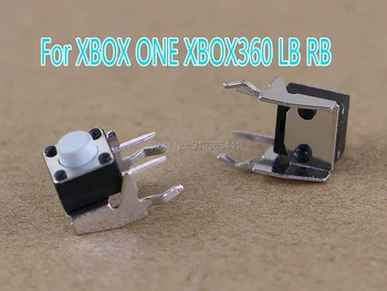 5 бр. Сменяеми бял микропереключатель LB РБ, броня, бутон джойстик за Xbox 360/One xboxone xbox 360, безжичен и кабелен контролер