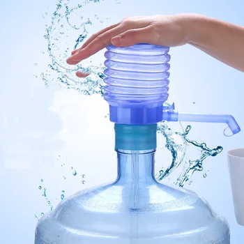 Нови преносими ръчно преса за питейна вода в бутилки с подвижна тръба, иновативен вакуум ръчна помпа-опаковка