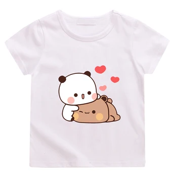 Тениска с изображение на Мечка Панда от картун 