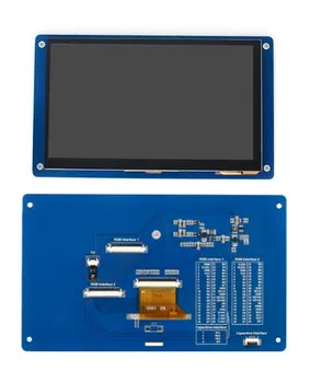 7.0-инчов 40-пинов капацитивен сензорен LCD дисплей (8: 5) GT911 IC 24Bit RGB Паралелен интерфейс, 800*480