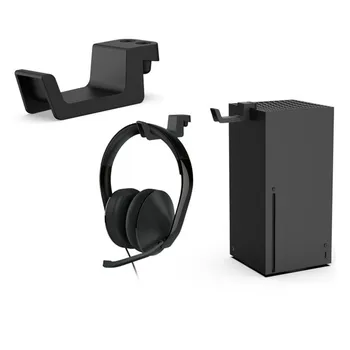 Титуляр слушалки за Xbox серия X, закачалка за слушалки, кука за окачване на слушалки, стойка за слушалки за игри на Xbox конзола серия X, аксесоар