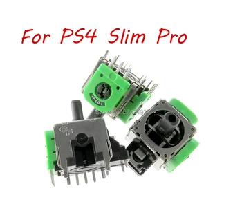 50 бр. Сменяеми зелен десен ляв за PS4 Slim Pro 3D джойстик, аналогов джойстик, сензор за контролер Playstation Dualshock 4