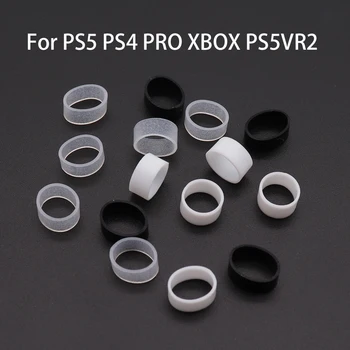 TingDong 2 ЕЛЕМЕНТА Защитно силиконово пръстен за джойстик за PS5 PS4 PRO Износоустойчива гума калъф за джойстик за XBOX PS5VR2