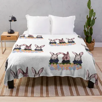 Красиви цветни зайчета за Великден, уважаеми одеяло Aphmau Kawaii