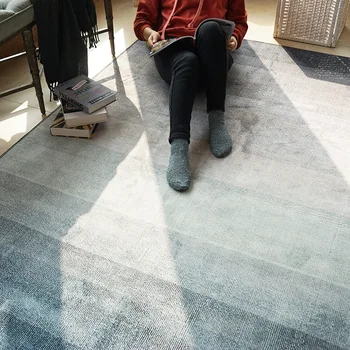 INS Скандинавски килим за хол, луксозно прикроватное Одеяло, градиентный цвят, Модерни килими за спални, килим на голям площад, начало декор