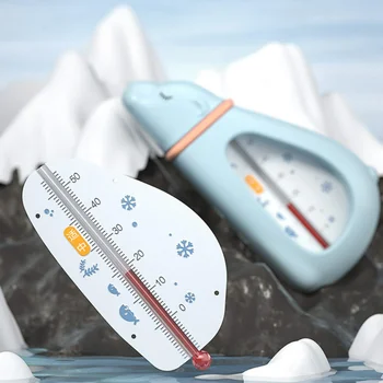 Хубава термометър температурата на водата във формата на печат, детска баня за измерване на температурата на водата в банята, термометър за измерване на температурата на водата в банята
