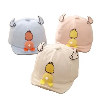 Детска шапчица, пролетно-есенна тънка лятна детска шапка-козирка, детска шапка за басейна, скъпа флип-надолу шапка с картина на картун за момичета