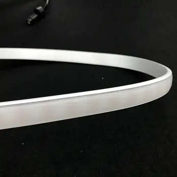 Гъвкави led алуминиев профил; 2 м за бройка; с млечно-бяло рассеивающей капак