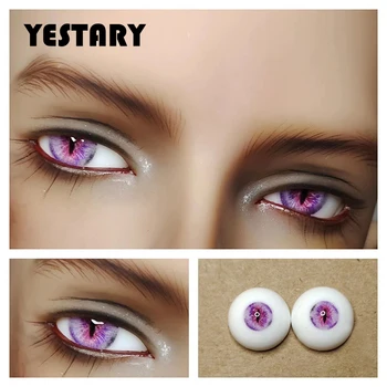 Аксесоари за Кукли YESTARY Очите За Играчки 1/3 1/4 1/6 3D Екшън Гипсови Очните Ябълки 12 мм и 14 мм и 16 мм Ръчна изработка Цвят на Очите Кукли Очните Ябълки