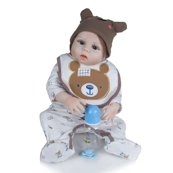 Разпродажба на Кукли KUKADOLL Прекрасни 23-Цолови 57 см Кукли Reborn Baby Тъканни Играчки за тяло За Деца За Рожден Ден, коледа, Коледни Подаръци