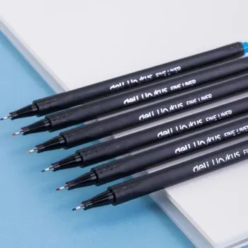 Моющийся цветен маркер 0,45 мм с неутрален нюанс, химикалки Fineliner за училището офис, комплект дръжки Kawaii Ink Pen, стоки за бродерия, сладък