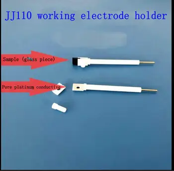 Platinum электрододержатель JJ110, титуляр на работния електрод притежателя на електрода от PTFE, е добра проводимост и устойчивост на корозия