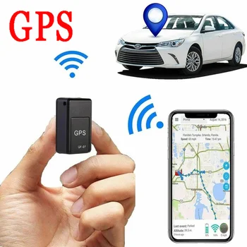 Автомобилен GPS тракер Aubess Mini GF-07, Проследяване в реално Време, Противоугонный Локатор Със Защитата от загуба на, на Силно Магнитно Закопчаване, Устройство За позициониране СИМ-карти