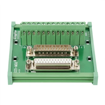Интерфейсен модул с монтиране на DIN-шина 5X DB25 Конектор тип 