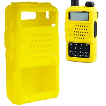 Калъф-чанта за UV-5R UV-5RA UV-5RB UV-5RC UV-5RD UV-5RE TH-F8 Защитен Калъф За радиостанции за Двустранно Радио Мек Силиконов K1KF