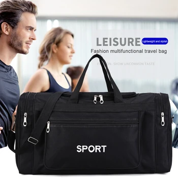 Оксфорд спортна чанта с голям капацитет, спортна раница за йога, водоустойчив с цип, мултифункционален, устойчив на абразия за пътуване, гмуркане