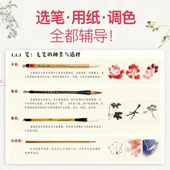 Въведение в китайската живопис за начинаещи, методи на обучение от нулата, учебни помагала по копиране, за оцветяване за възрастни Въведение в китайската живопис за начинаещи, методи на обучение от нулата, учебни помагала по копиране, за оцветяване за възрастни 3